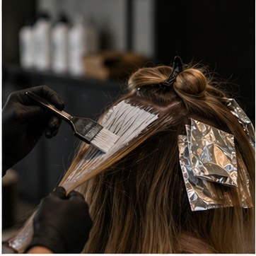 Balayage Coloration im Salon