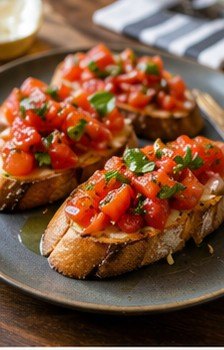 Bruschetta mit Tomaten