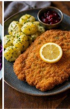 Schnitzel mit Kartoffeln